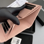 シャネル後払い マトラッセ クラシック スモール フラップ ウォレット 3つ折り財布 A82288