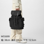 ルイヴィトン リュック クリストファー PM/MM バックパック モノグラムブラック M20899 M55699
