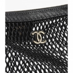CHANEL チェーン クラッチ メッシュ バッグ AP4572 B20118 94305