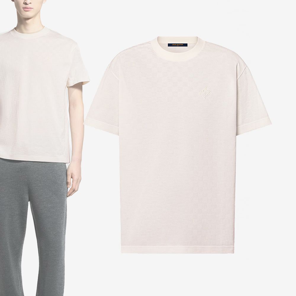 ルイヴィトン ダミエコットンピケTシャツ 1AFRAC