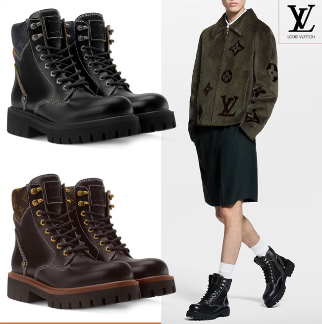 ルイヴィトン LV リミックス コンバットブーツ 1AIZKK 1AIZKZ