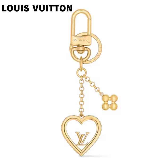 LOUIS VUITTON バッグチャーム兼キーホルダー マイ LV ラブ M01703