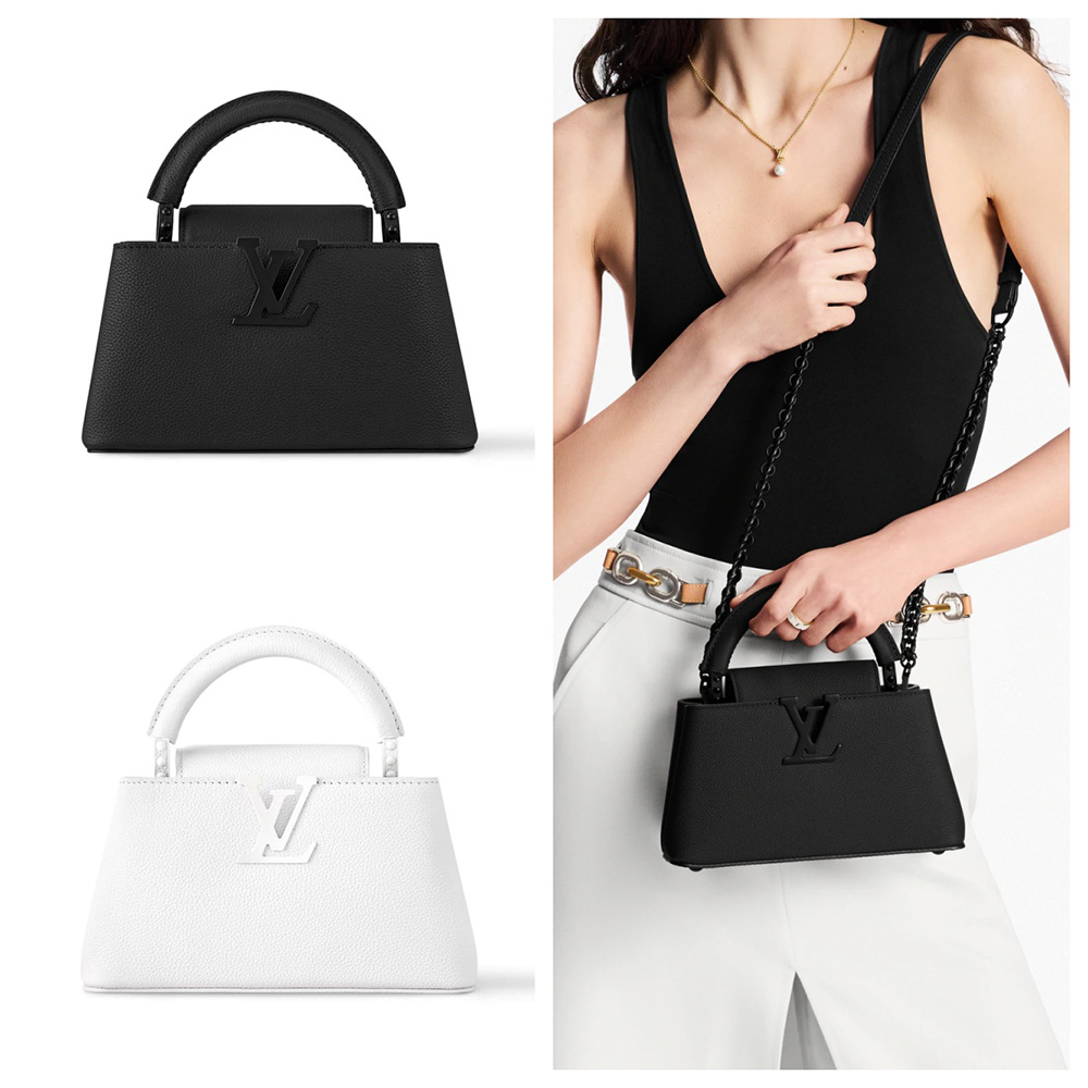 LOUIS VUITTON カプシーヌ EW MINI ハンドバッグ M23955 M23956