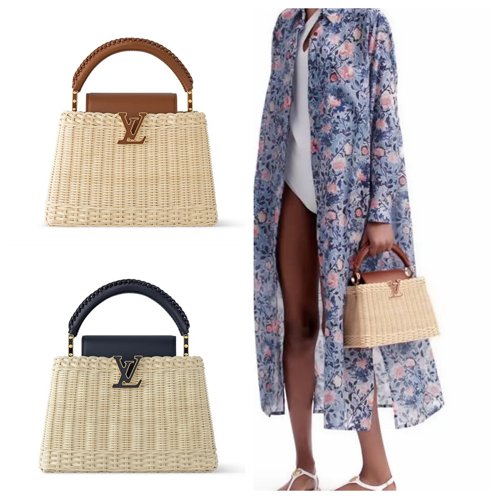 Louis Vuitton カプシーヌ BB ハンドバッグ  M26025 M14366