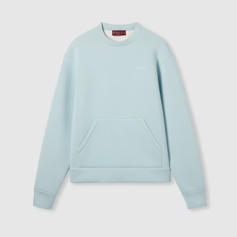 グッチ エンブロイダリー付き ジャージー スウェットシャツ 837993 XJHHU 4375
