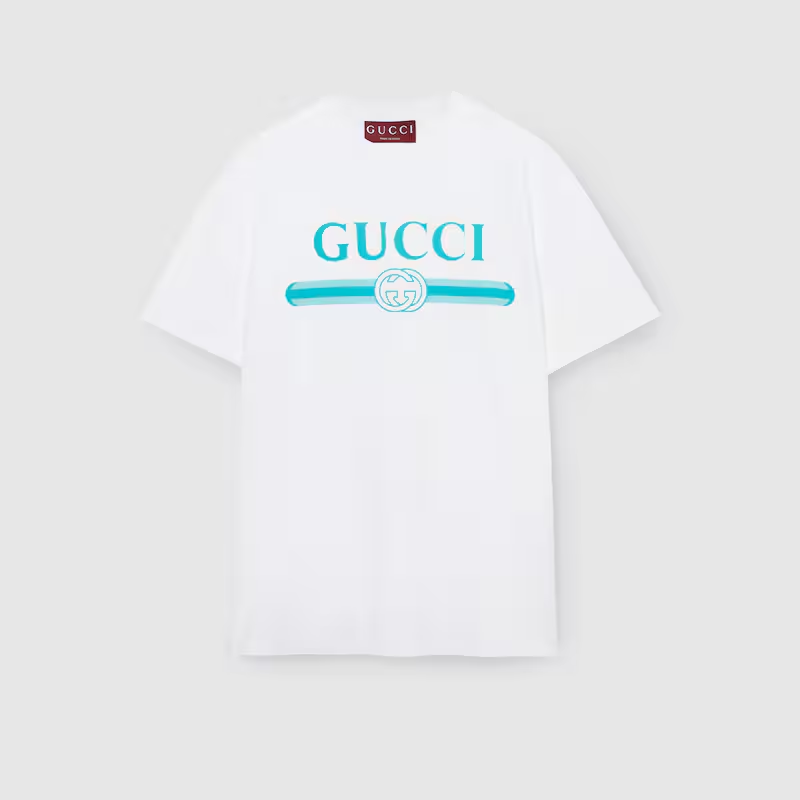 グッチ代引き プリント ソフトコットンジャージー Tシャツ 837959 XJHGY 9081