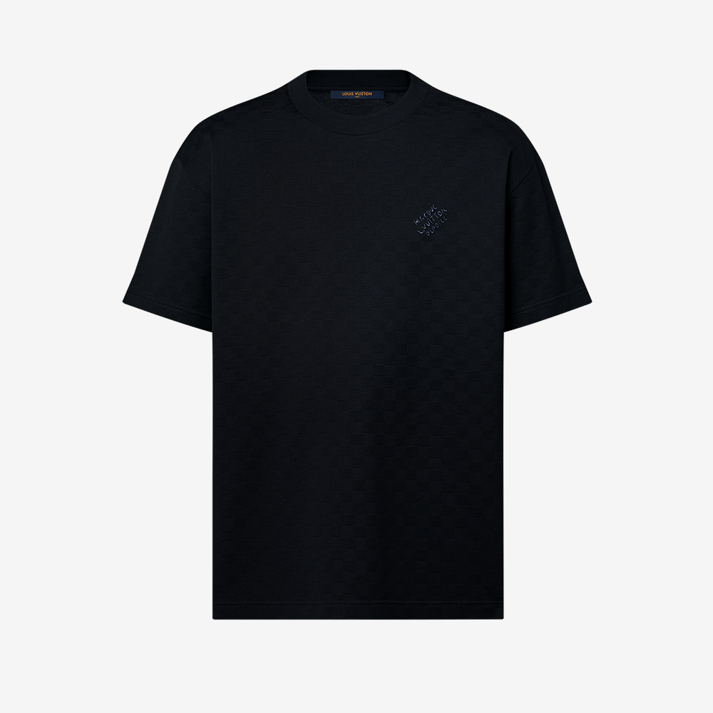 ルイヴィトン後払い ダミエコットンピケTシャツ 1AFRAK