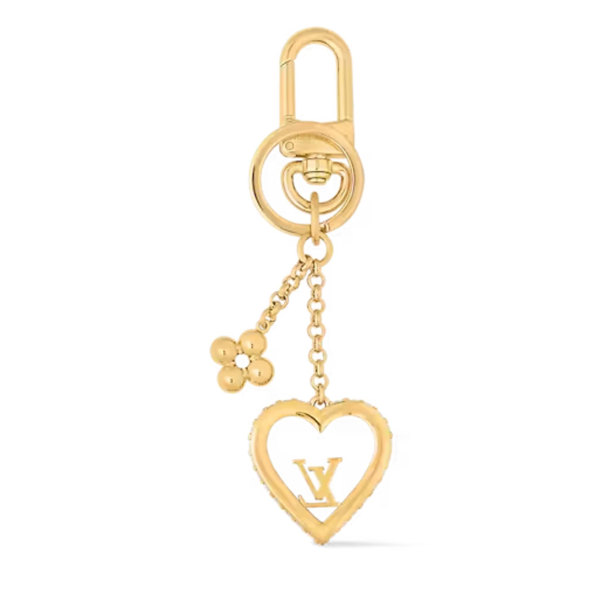 LOUIS VUITTON バッグチャーム兼キーホルダー マイ LV ラブ M01703