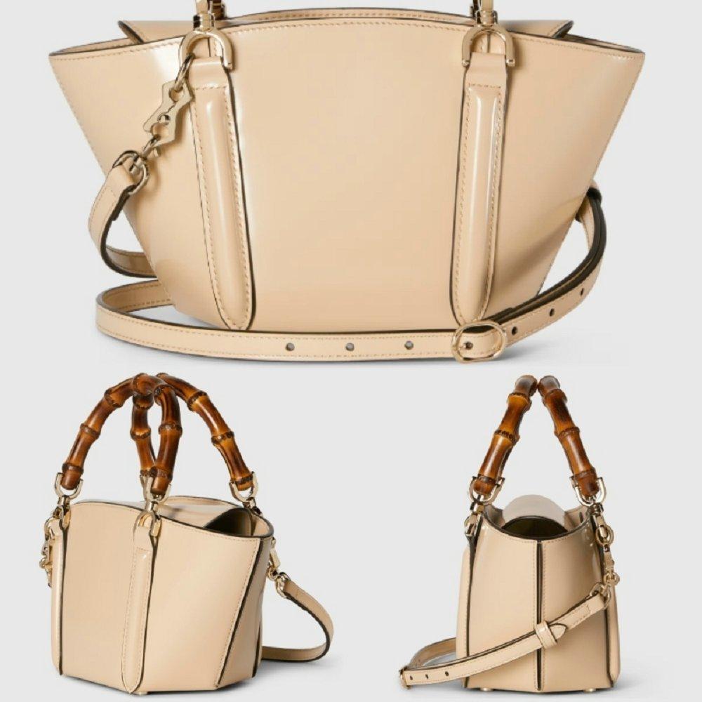 GUCCI バンブーミニ トップハンドルトートバッグ 805832 AADVW