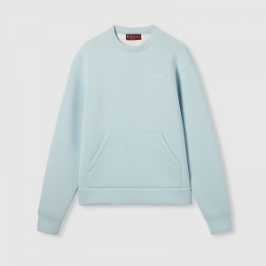 グッチ エンブロイダリー付き ジャージー スウェットシャツ 837993 XJHHU 4375