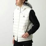 モンクレール ダウンベスト CLAI GILET クライ ジレ メンズ フード付き ロゴパッチ 1A00057 595ZJ