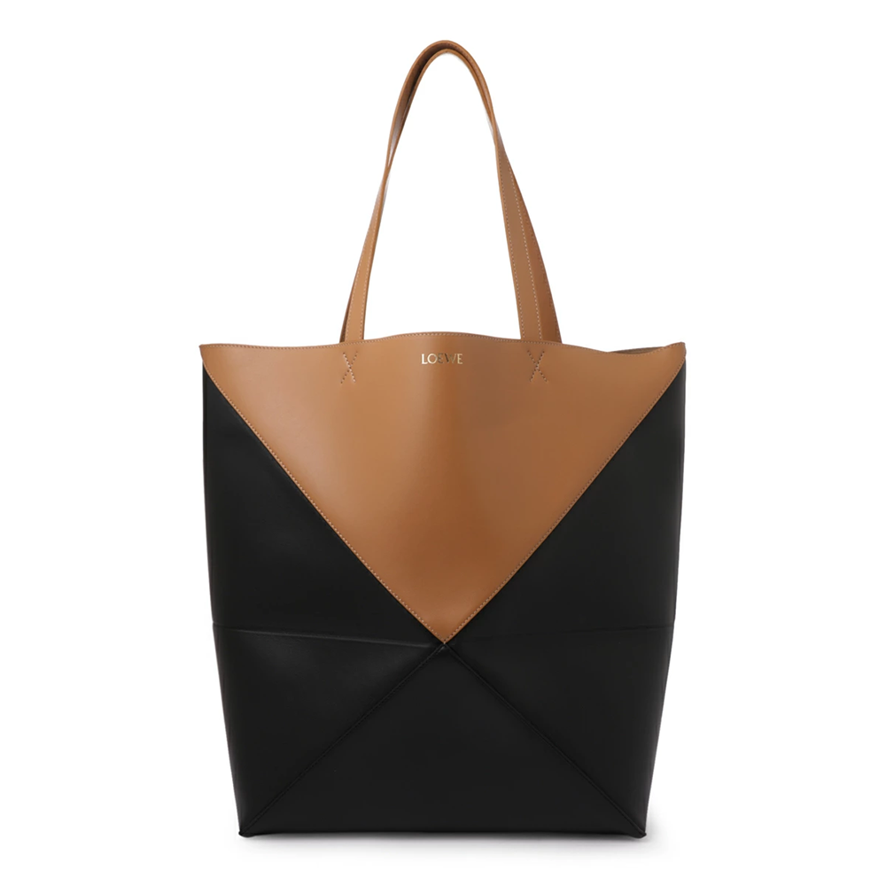 ロエベ PUZZLE TOTE LARGE BICOLOR トートバッグ ブラック メンズ b779q18x05 5886