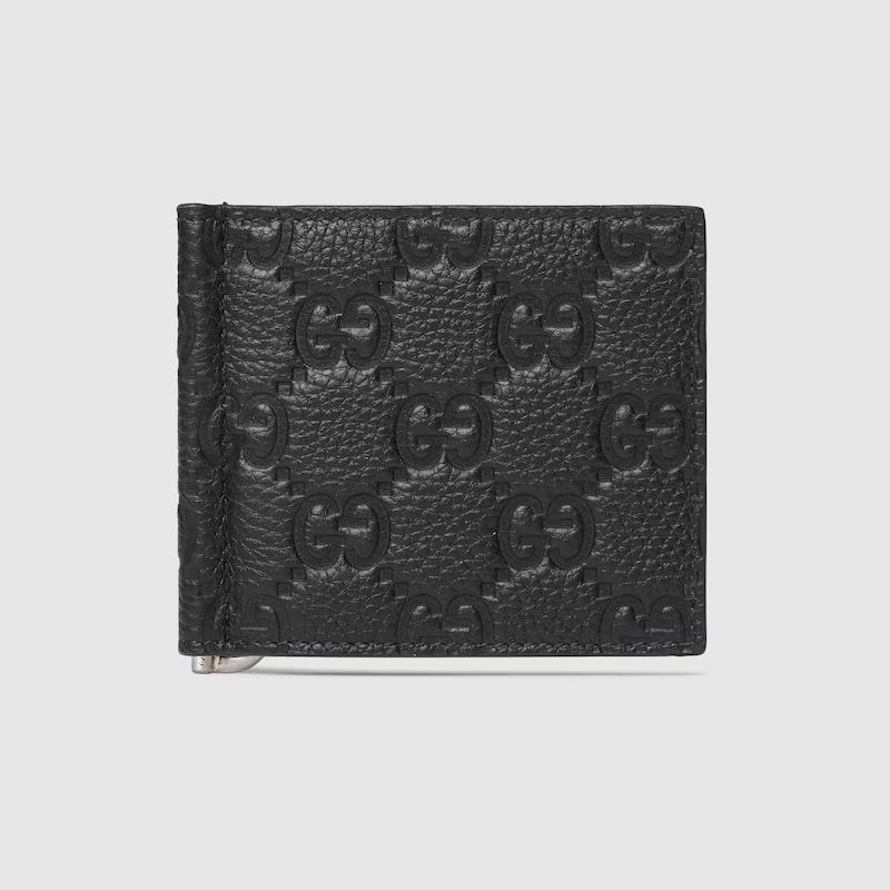 グッチ インプリント マネークリップ  ‎835010 AAE1T 1000