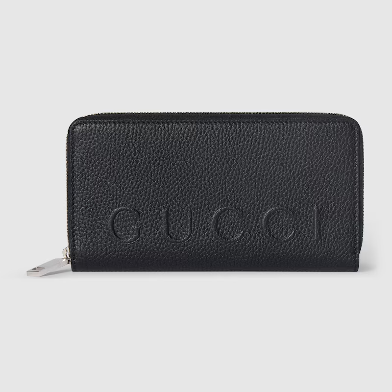 グッチ ロゴ ジップアラウンドウォレット ‎835120 AAE1W 1000 