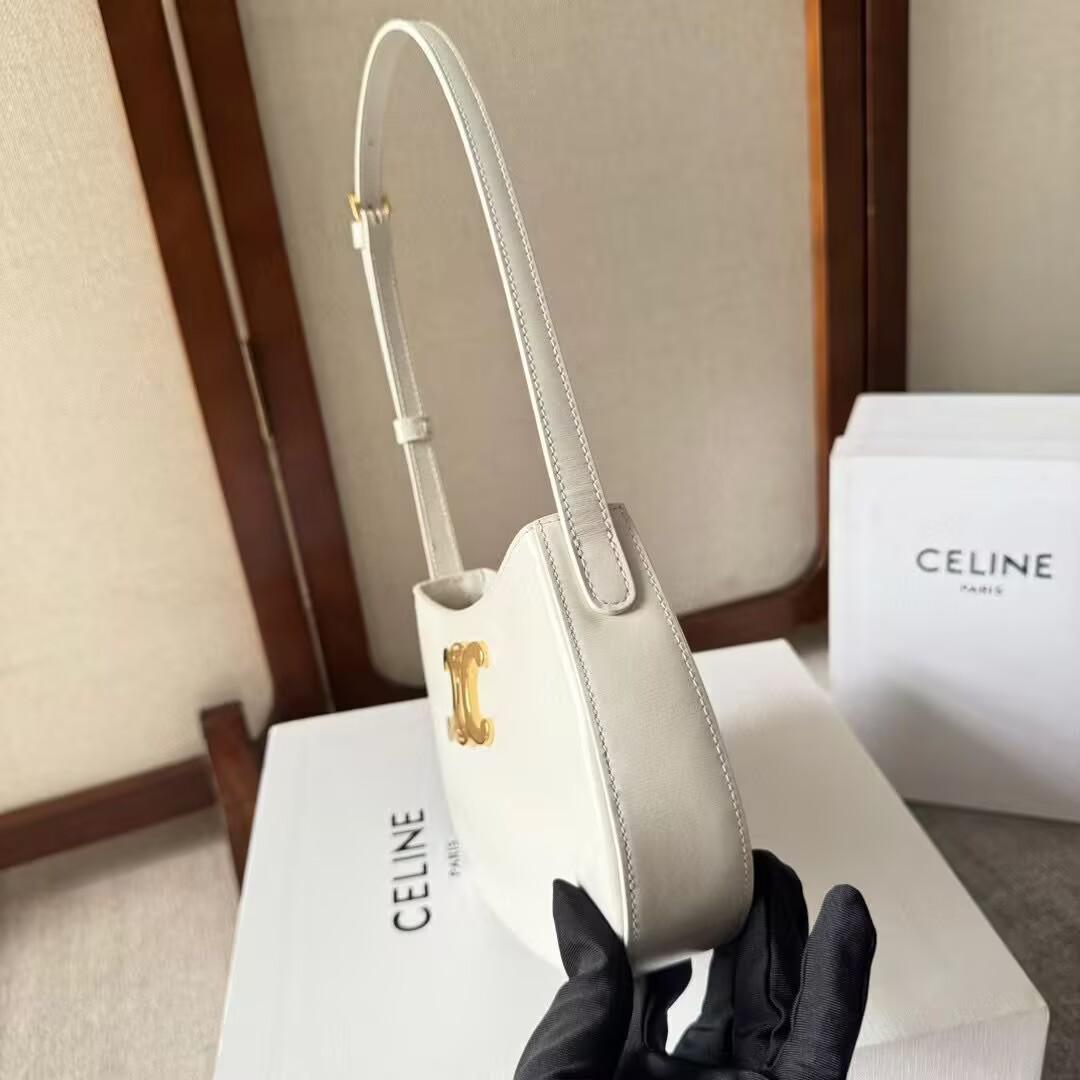 CELINE ミディアム ティリー バッグ シャイニーカーフスキン 115703BF4.01BC