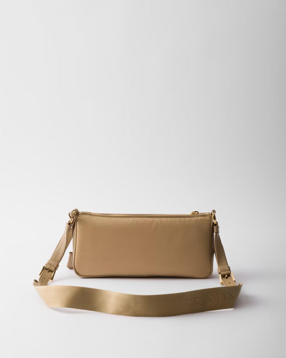 プラダ Re-Nylon xレザー スモール ショルダーバッグ 1BC234_2C8Q
