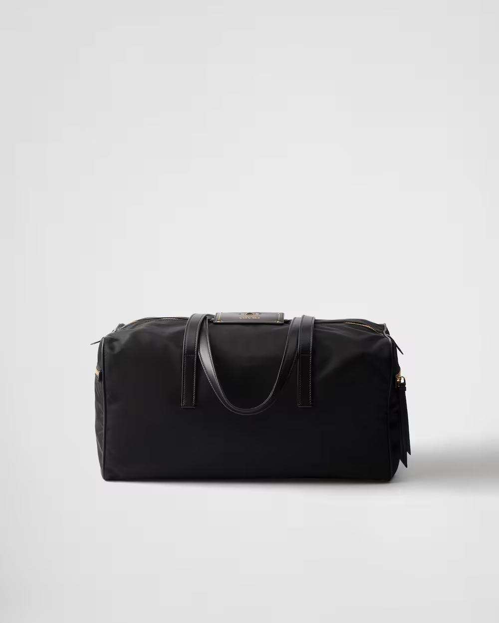 プラダ ロック付 ラージ Re-Nylon トップハンドルバッグ ボストンバッグ  1BB135_RDLN