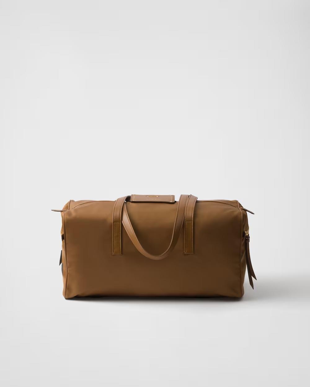 プラダ ロック付 ラージ Re-Nylon トップハンドルバッグ ボストンバッグ  1BB135_RDLN