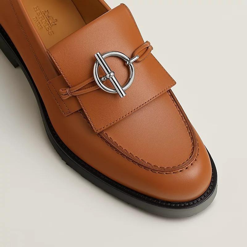 HERMES  レディース モカシン Impact シルバーグレナンクラスプ H251228Z 08