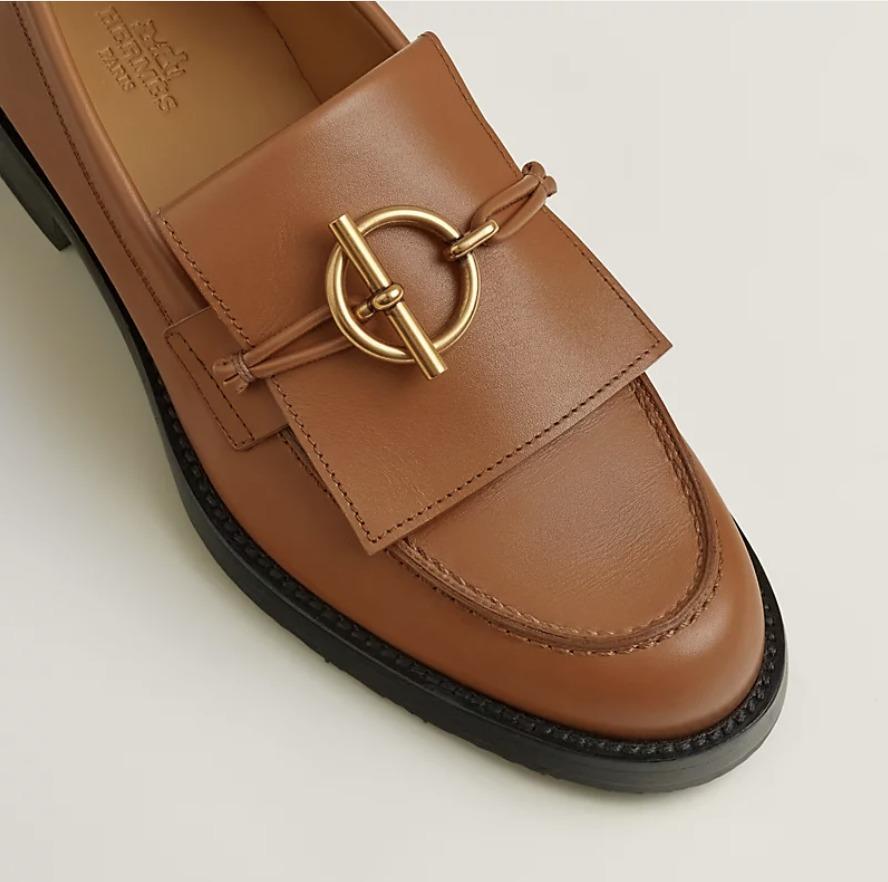 エルメス  モカシン ローファー バックル Impact H241143Z A3355