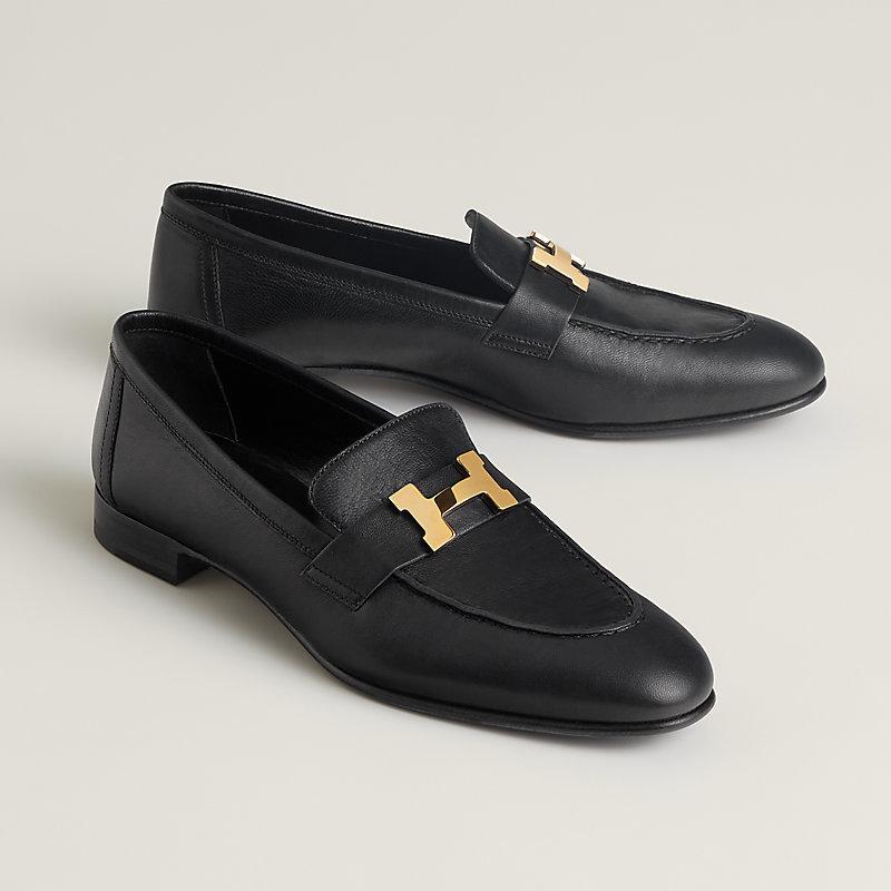 エルメス  モカシン パリ レザー シェーヴル レディース H182182Z 04350