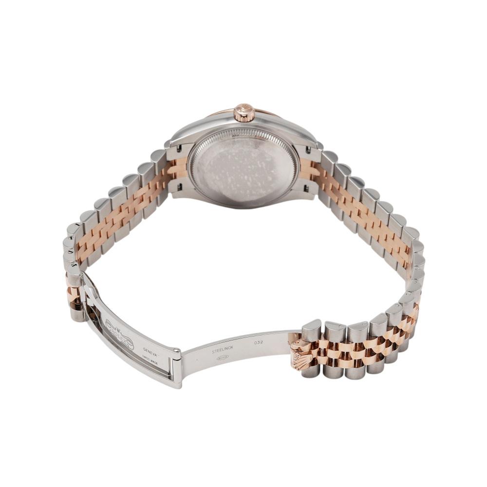 ロレックス デイトジャスト 31 シルバー ダイヤモンド入りフローラルモチーフ 278241