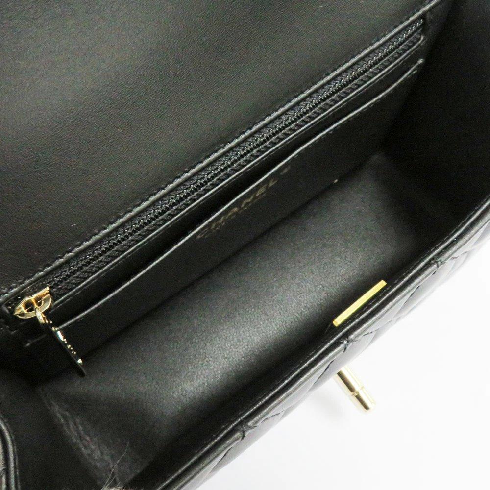 シャネル トップハンドル ミニ フラップ バッグ AS4924 B16898 94305