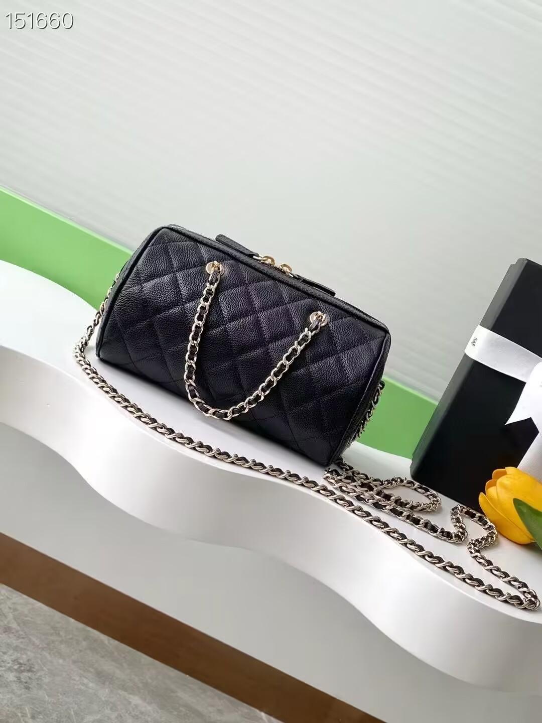 シャネル ミニボストンバッグ ハンドバッグ AP4474 B10583 94305