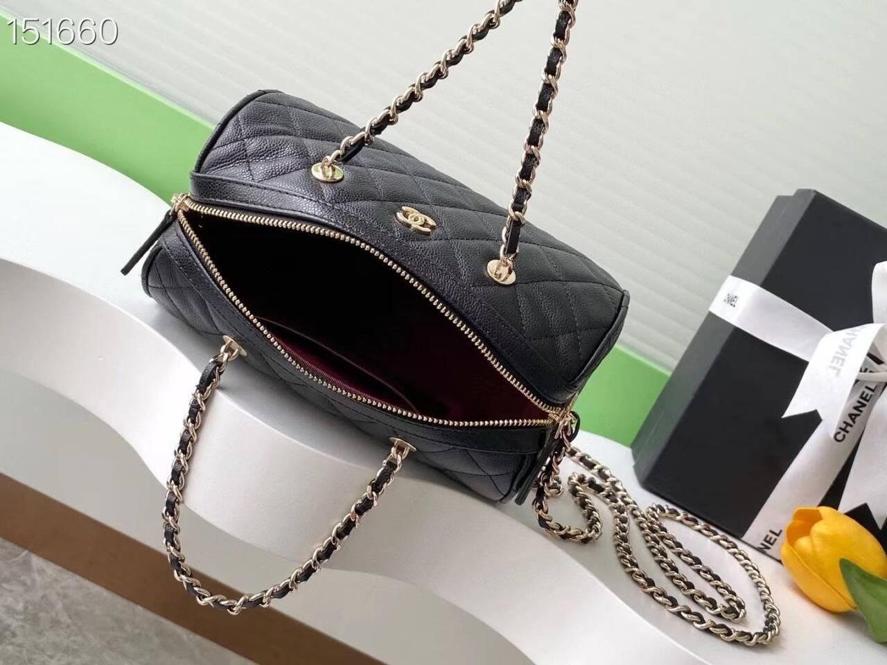 シャネル ミニボストンバッグ ハンドバッグ AP4474 B10583 94305