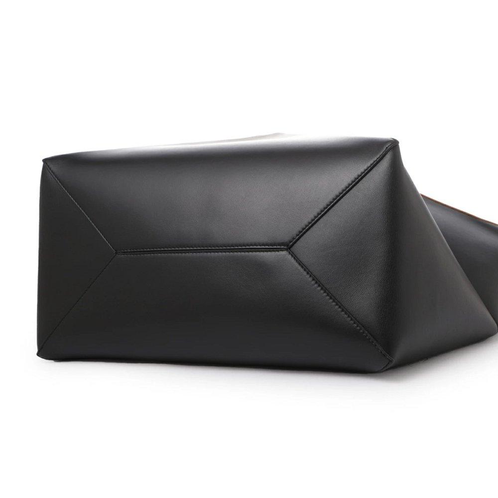 ロエベ PUZZLE TOTE LARGE BICOLOR トートバッグ ブラック メンズ b779q18x05 5886