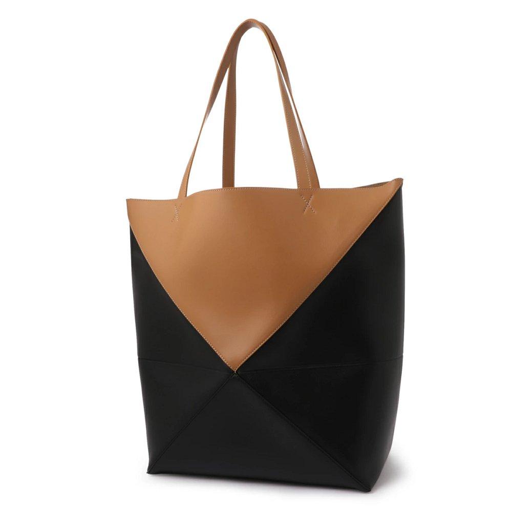 ロエベ PUZZLE TOTE LARGE BICOLOR トートバッグ ブラック メンズ b779q18x05 5886