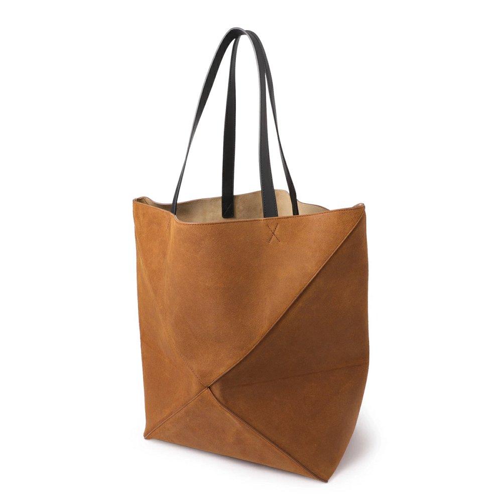 ロエベ PUZZLE FOLD TOTE XL PRESSED トートバッグ ブラウン メンズ b779q18x23 3200