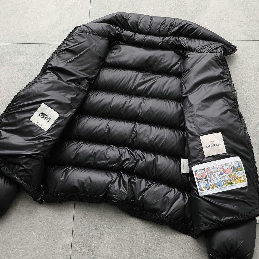 モンクレール ダウンジャケット AUBERT レディース スタンドカラー ブルゾン ナイロン ショート丈 アイコンパッチ 1A00047 539AQ 999