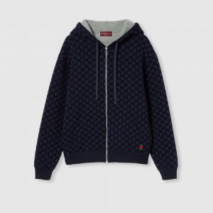 グッチ プリント ダブル ヴィスコースジャージー ジップジャケット 819275 XJHCU 4003