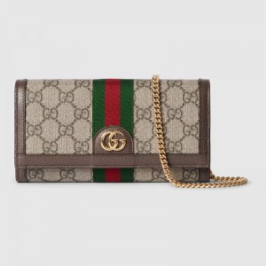 グッチ オフィディア チェーン付き コンチネンタルウォレット 772309 96IWG 8745