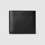 グッチ  GGエンブレム GG ファブリック 二つ折りウォレット 818946 AAEQ8 1000