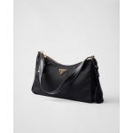 プラダ エメ パドロック付 ラージ Re-Nylon xレザー ショルダーバッグ 1BC232_2C8Q