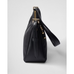 プラダ エメ パドロック付 ラージ Re-Nylon xレザー ショルダーバッグ 1BC232_2C8Q
