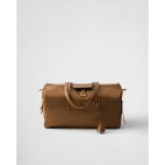 プラダ ロック付 ラージ Re-Nylon トップハンドルバッグ ボストンバッグ  1BB135_RDLN