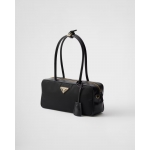 プラダ パドロック付 スモール Re-Nylon xレザー トップハンドルバッグ 1BB133_2C8Q_F0002
