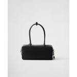 プラダ パドロック付 スモール Re-Nylon xレザー トップハンドルバッグ 1BB133_2C8Q_F0002