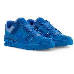 ルイヴィトン メンズ Trainer スニーカー グリーン ブルー モノグラム 1AHDJI 1AHDIY 1AHDKM 1AHDK2