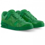 ルイヴィトン メンズ Trainer スニーカー グリーン ブルー モノグラム 1AHDJI 1AHDIY 1AHDKM 1AHDK2