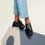 HERMES レディース モカシン Impact シルバーグレナンクラスプ H251228Z 06