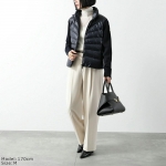 モンクレール ニットブルゾン CARDIGAN TRICOT トリコ レディース ダウン切替 ナイロン×ウール ジップアップジャケット  9B00012 M1131