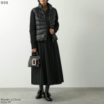 モンクレール ニットブルゾン CARDIGAN TRICOT トリコ レディース ダウン切替 ナイロン×ウール ジップアップジャケット  9B00012 M1131