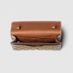 グッチ GGエンブレム レザーストラップ ウォレット 820688 FAD6L 9758