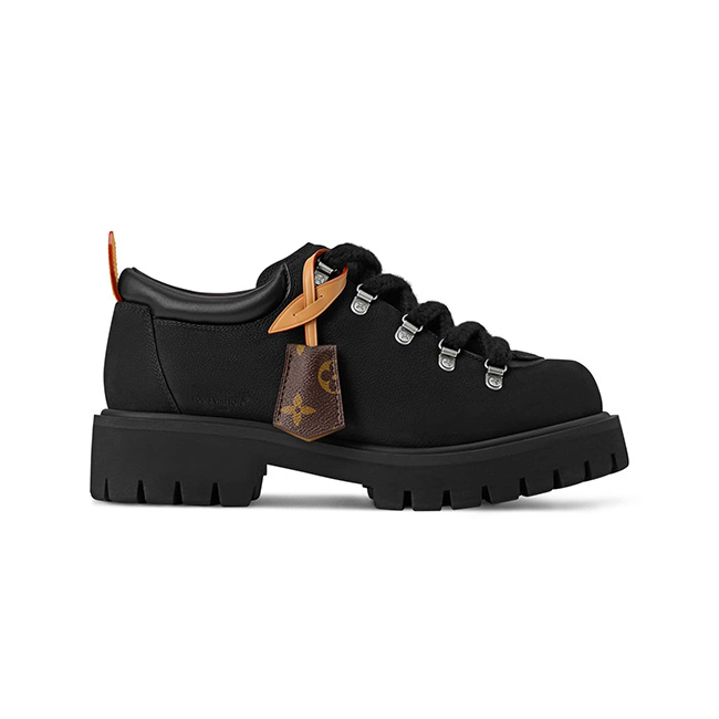 Louis Vuitton リミックス ダービー ブラック レザー 1AIX56