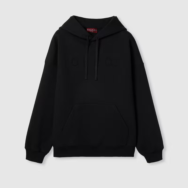 グッチ ロゴ ダブル コットンジャージー スウェットシャツ  ‎795470 XJG2F 1043