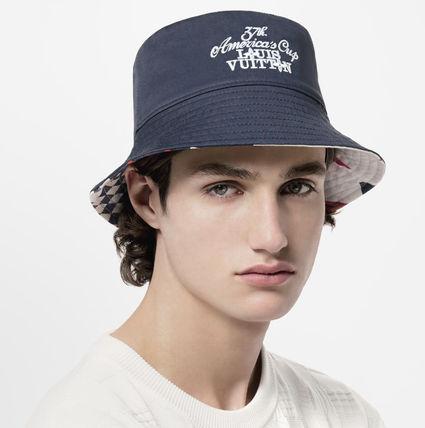 LOUIS VUITTON バケットハット・ダミエ フラッグス リバーシブル M7682M